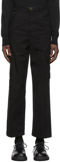 Черные хлопковые брюки карго Winnie New York