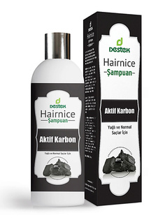 Шампунь для волос DESTEK Шампунь с активированным углём для глубокой очистки волос и кожи головы, увлажнение, питание 330.0