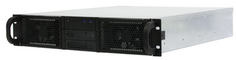 Корпус серверный 2U Procase RE204-D0H8-FE-65 0x5.25+8HDD,черный,без блока питания(2U,2U-redundant),глубина 650мм,EATX 12"x13", панель вентиляторов 4*8