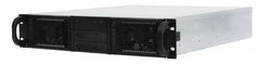 Корпус серверный 2U Procase RE204-D0H8-A-45 0x5.25+8HDD,черный,без блока питания(2U,2U-redundant),глубина 450мм,ATX 12"x9.6"