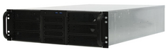 Корпус серверный 3U Procase RE306-D6H4-FE8-65 6x5.25+4HDD,черный,без блока питания(2U,2U-redundant),глубина 650мм,MB EATX 12"x13",8slot,панель вентиля