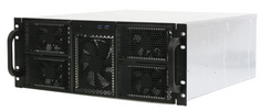 Корпус серверный 4U Procase RE411-D0H17-A-45 2x5.25+15HDD,черный,без блока питания,глубина 450мм,MB ATX 12"x9,6"