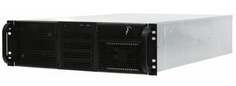 Корпус серверный 3U Procase RE306-D4H7-E-55 4x5.25+7HDD,черный,без блока питания(PS/2,mini-redundant,2U-redundant),глубина 550мм,MB EATX 12"x13",4slot