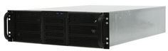 Корпус серверный 3U Procase RE306-D6H4-FC-55 6x5.25+4HDD,черный,без блока питания(PS/2,mini-redundant,2U-redundant),глубина 550мм,MB CEB 12"x10.5",4sl