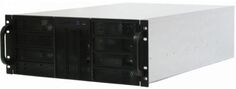 Корпус серверный 4U Procase RE411-D11H0-F3E-65-F 11x5.25+0HDD,черный,без блока питания,глубина 650мм,MB EATX 12"x13", панель вентиляторов 3*120x38 PWM