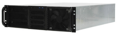 Корпус серверный 3U Procase RE306-D3H8-FC8-55 3x5.25+8HDD,черный,без блока питания(2U,2U-redundant),глубина 550мм,MB CEB 12"x10.5",8slot,панель вентил