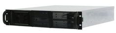 Корпус серверный 2U Procase RE204-D2H5-M-45 2x5.25+5HDD,черный,без блока питания(PS/2,mini-redundant),глубина 450мм,mATX 9.6"x9.6"