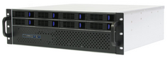 Корпус серверный 3U Procase ES308XS-SATA3-B-0 (8 SATA III/SAS 12Gbit hotswap HDD), черный, без блока питания, глубина 400мм, MB 12"x13"