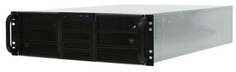 Корпус серверный 3U Procase RE306-D6H4-A8-45 6x5.25+4HDD,черный,без блока питания(2U,2U-redundant),глубина 450мм,MB ATX 12"x9.6",8slot