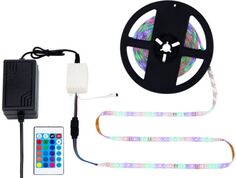 Комплект Lamper 142-402 светодиодной ленты 5 м с блоком питания и RGB контроллером IP65, свечение RGB