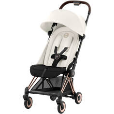 Детская коляска Cybex Coya Rosegold Off White с дождевиком