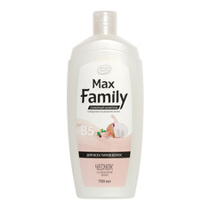 Семейный шампунь &quot;maxfamily&quot; для всех типов волос чеснок, 700 мл