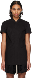 Черная рубашка для гольфа Rick Owens