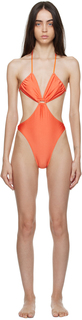 SSENSE Эксклюзивный оранжевый комбинезон Kisa One-Piece DOS SWIM