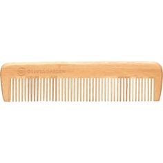 Расческа Bamboo Touch Экологичная бамбуковая расческа для волос полной длины для тонких волос, Olivia Garden