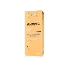 Косметический крем для контура глаз с витамином D3, дневной и ночной, Delia