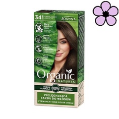 Набор органических перманентных красок для волос Naturia без аммиака и полипропилена #341 шоколад, Joanna