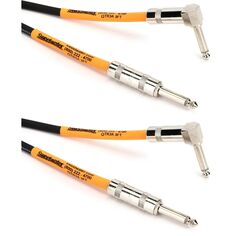 Pro Co EGL-3 Excellines Патч-кабель с прямым и прямым углом (2 шт.) — 3 фута