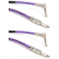 Pro Co EGL-50 Excellines Инструментальный кабель с прямым и прямым углом (2 шт.) — 50 футов