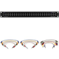ART P48 48-точечный комплект 1/4-дюймовых сбалансированных кабелей TRS для коммутационной панели