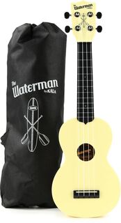 Kala Waterman Beach Collection Сопрано Гавайская гитара - Светится в темноте Звездно-желтый