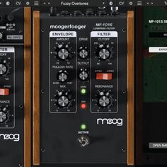 Плагин фильтра нижних частот Moog MF-101S