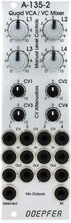 Doepfer A-135-2 Quad VCA / микшерный модуль с управлением по напряжению Eurorack — стандартная версия