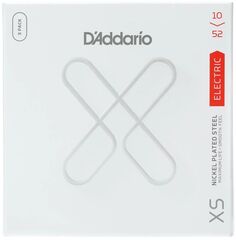 D&apos;Addario XSE1052 Струны для электрогитары со стальным никелированным покрытием - .010-.052, Light Top Heavy Bottom (3 шт.) D'addario