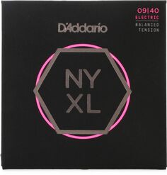 Струны для электрогитары D&apos;Addario NYXL0940BT NYXL с никелевой намоткой - .009-.040, сверхлегкие со сбалансированным натяжением D'addario