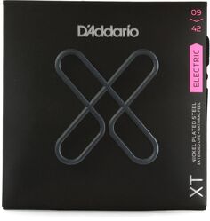 Струны для электрогитары D&apos;Addario XTE0942 XT с никелевой обмоткой — .009-.042 Super Light D'addario