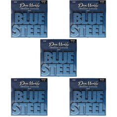 Струны для электрогитары Dean Markley 2562, синие стальные — .011-.052, средние (5 шт.)