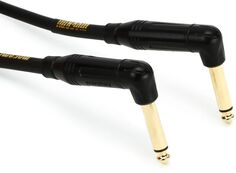 Mogami Gold Instrument 01RR Кабель педали от прямого угла к прямоугольному — 10 дюймов