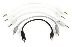 Модульный патч-кабель Moog RES-CABLE-SET-2 — 6 дюймов (разные цвета), 5 шт.