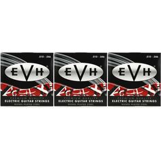 Струны для электрогитары EVH Premium — .010-.046 (3 шт. в упаковке)