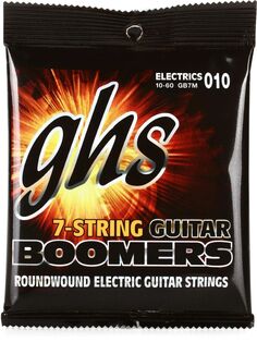 GHS GB7M Guitar Boomers Струны для электрогитары — .010-.060, средние, 7-струнные