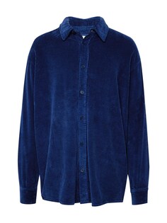 Комфортная рубашка на пуговицах American Vintage PADOW, синий