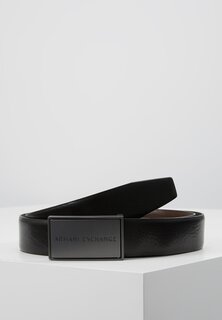 Ремень REVERSIBLE BELT Armani Exchange, черный/темно-коричневый