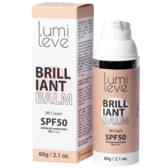 Bb крем с фильтром spf50 102 бежевый Lumileve Brilliant Balm, 60г