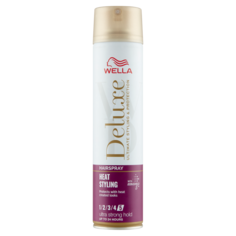 Термозащитный ультрасильный лак для волос Wella Deluxe Heat Styling, 250 мл