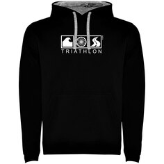 Худи Kruskis Triathlon Two-Colour, черный