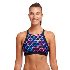 Топ бикини Funkita Hi Light Swim Strapping, разноцветный