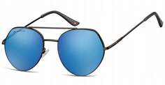 Зеркальные солнцезащитные очки-авиаторы Montana