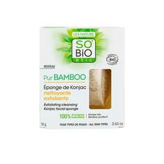 Губка из коньяка, 18 г So&apos;bio Etic, Pur Bamboo, So Bio etic