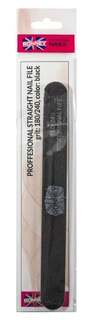 Пилочка для ногтей черная NAILFILE STRAIGHT (180/240) 1 шт RN 287 RONNEY -