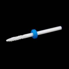 Керамический нож для кутикулы малого пламени м 3/32&quot; FA0214T M - средний синий, AllePaznokcie