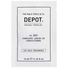 Депо №. 202 Complete Leave-In Conditioner, легкий кондиционер для волос для мужчин, несмываемый, 10 мл, Depot