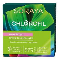 Увлажняющий балансирующий крем с хлорофиллом для молодой кожи Soraya