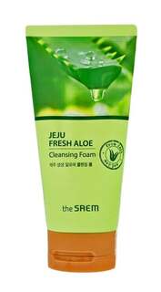 Очищающая пенка для лица с алоэ 150 г The SAEM Jeju Fresh