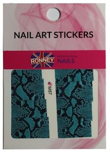 Наклейки для ногтей на водной основе NAILART STICKERS RN 158 RONNEY -