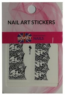 Наклейки для ногтей на водной основе NAILART STICKERS RN 197 RONNEY -